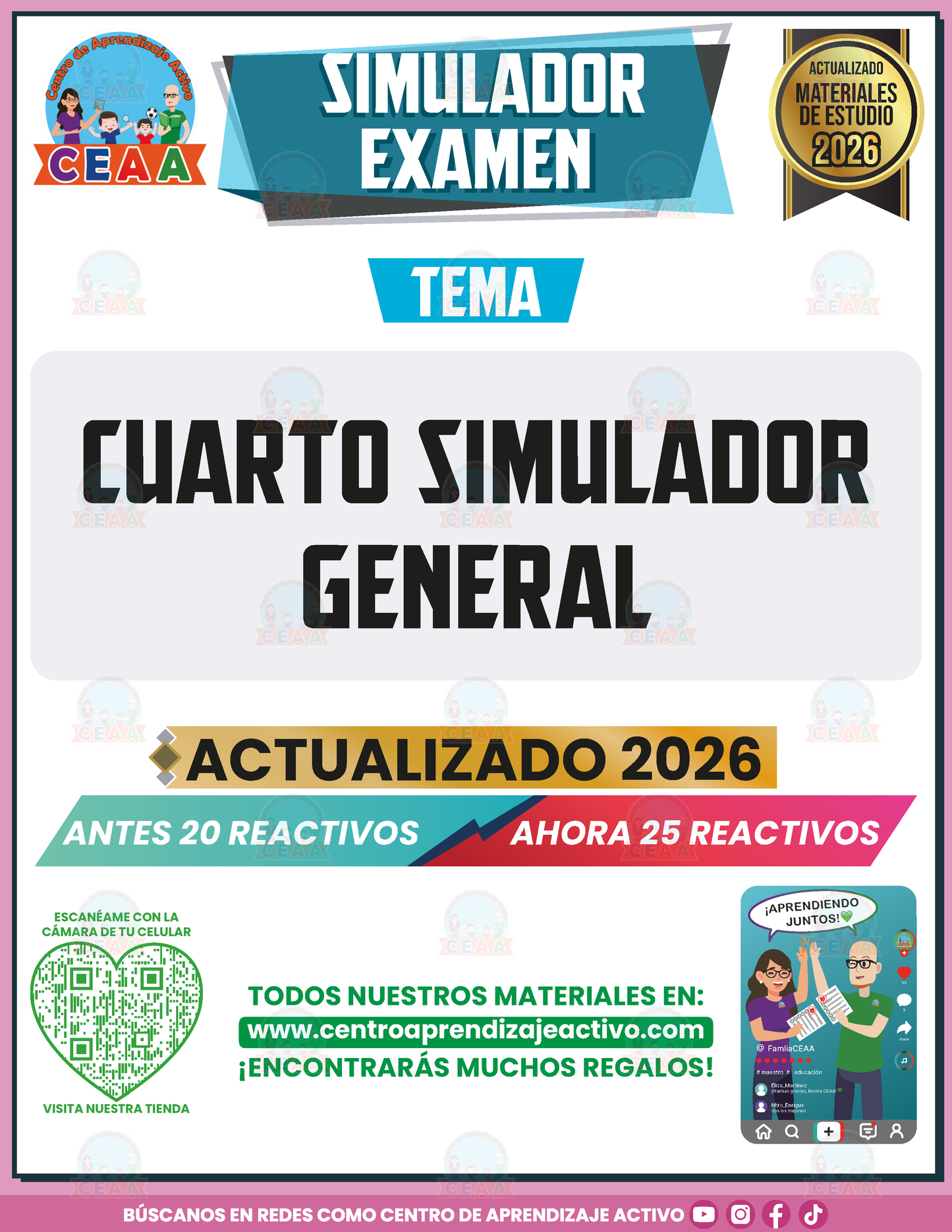 Simulador de Examen - Cuarto Simulador General en PDF