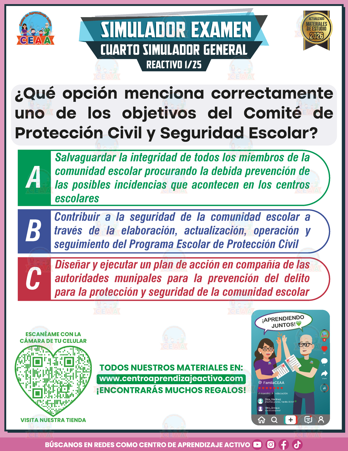 Simulador de Examen - Cuarto Simulador General en PDF