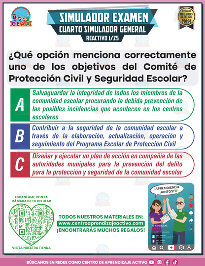 Simulador de Examen - Cuarto Simulador General en PDF