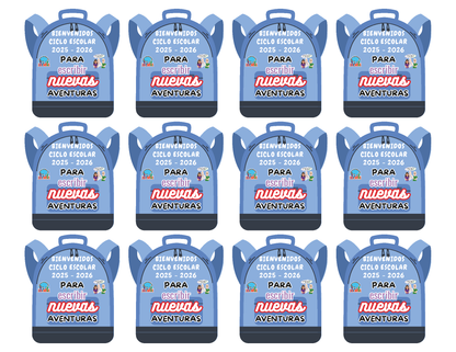 Decoración para Plumas (Editable en PowerPoint) (Mochila)
