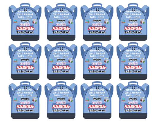 Decoración para Plumas (Editable en PowerPoint) (Mochila)