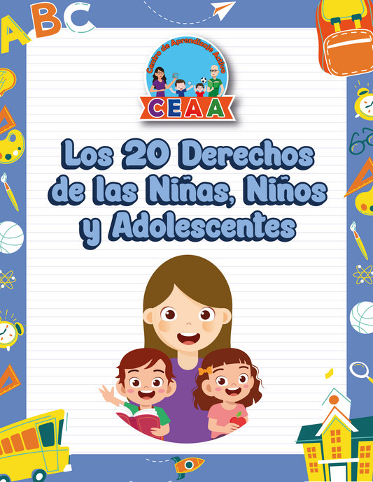 Los 20 Derechos de las Niñas, Niños y Adolescentes en PDF