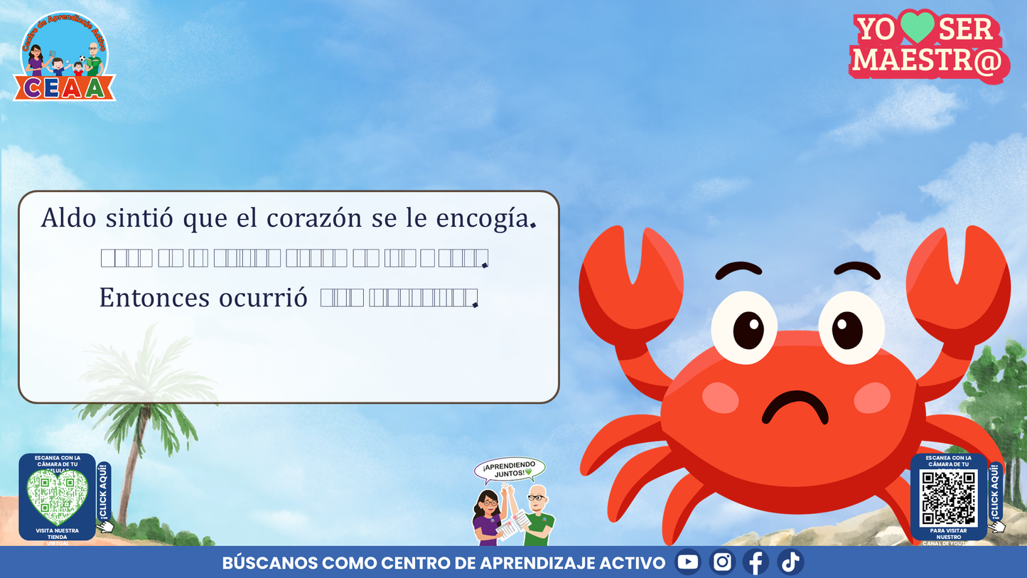 Historias para Maestros Multigrado - EL FARO DE LOS CANGREJOS ROJOS (Editable en PowerPoint)