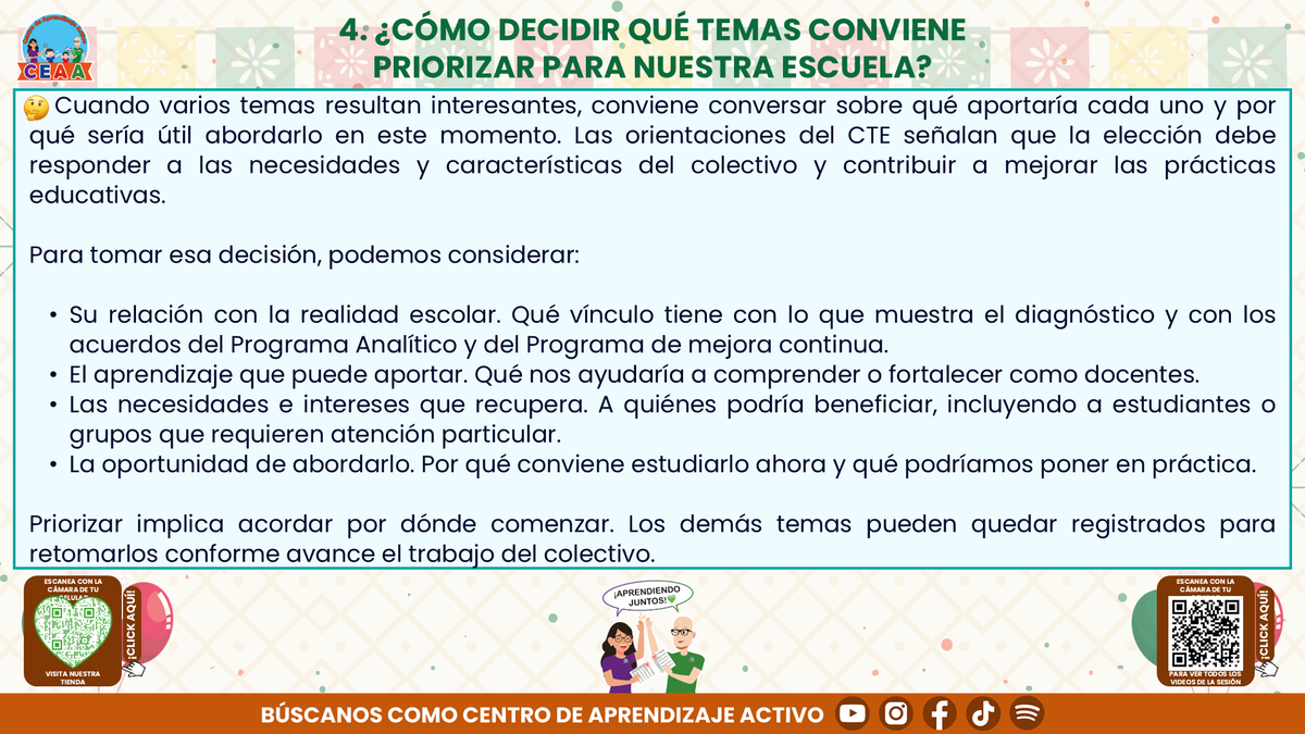 Resumen CTE Sesión 1 Tema: ¿CÓMO ELEGIR LOS TEMAS QUE ABORDAREMOS EN NUESTRAS SESIONES DE CONSEJO TÉCNICO ESCOLAR? editable en PowerPoint
