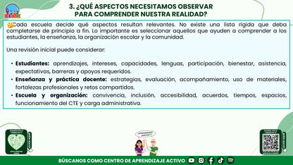 RESUMEN Y ACOMPAÑAMIENTO DOCENTE TEMA: LECTURA DE LA REALIDAD EL PUNTO DE PARTIDA DEL PROGRAMA ANALÍTICO Y DEL PROGRAMA DE MEJORA CONTINUA Editable en PowerPoint