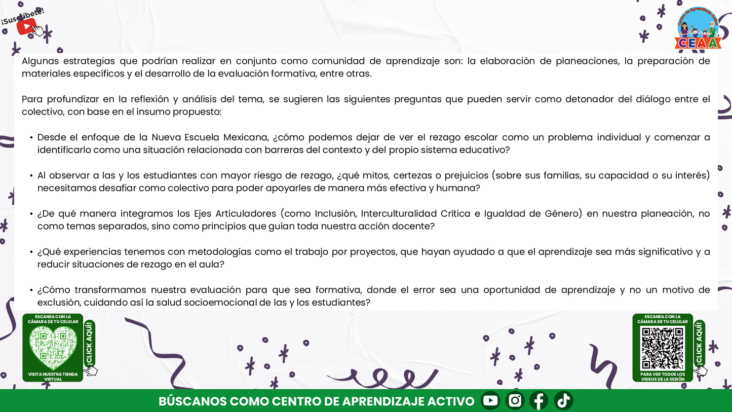 Presentación CTE Tema 11: ESTRATEGIAS PARA ATENDER EL REZAGO (Editable en PowerPoint)