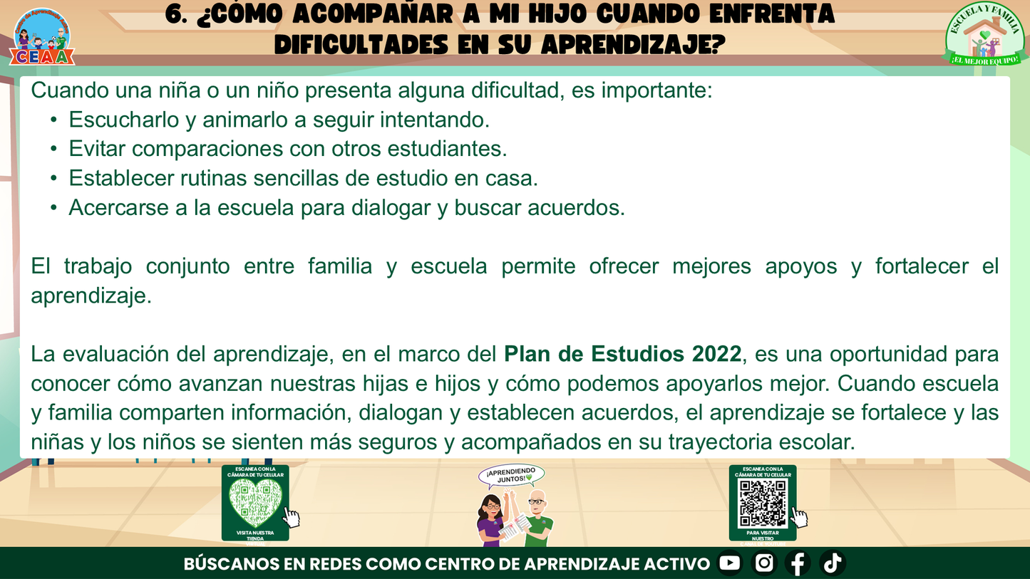 ESCUELA Y FAMILIA: ¿QUÉ ES LA EVALUACIÓN Y CÓMO SE EVALÚA HOY A MIS HIJOS? (Editable en PowerPoint)
