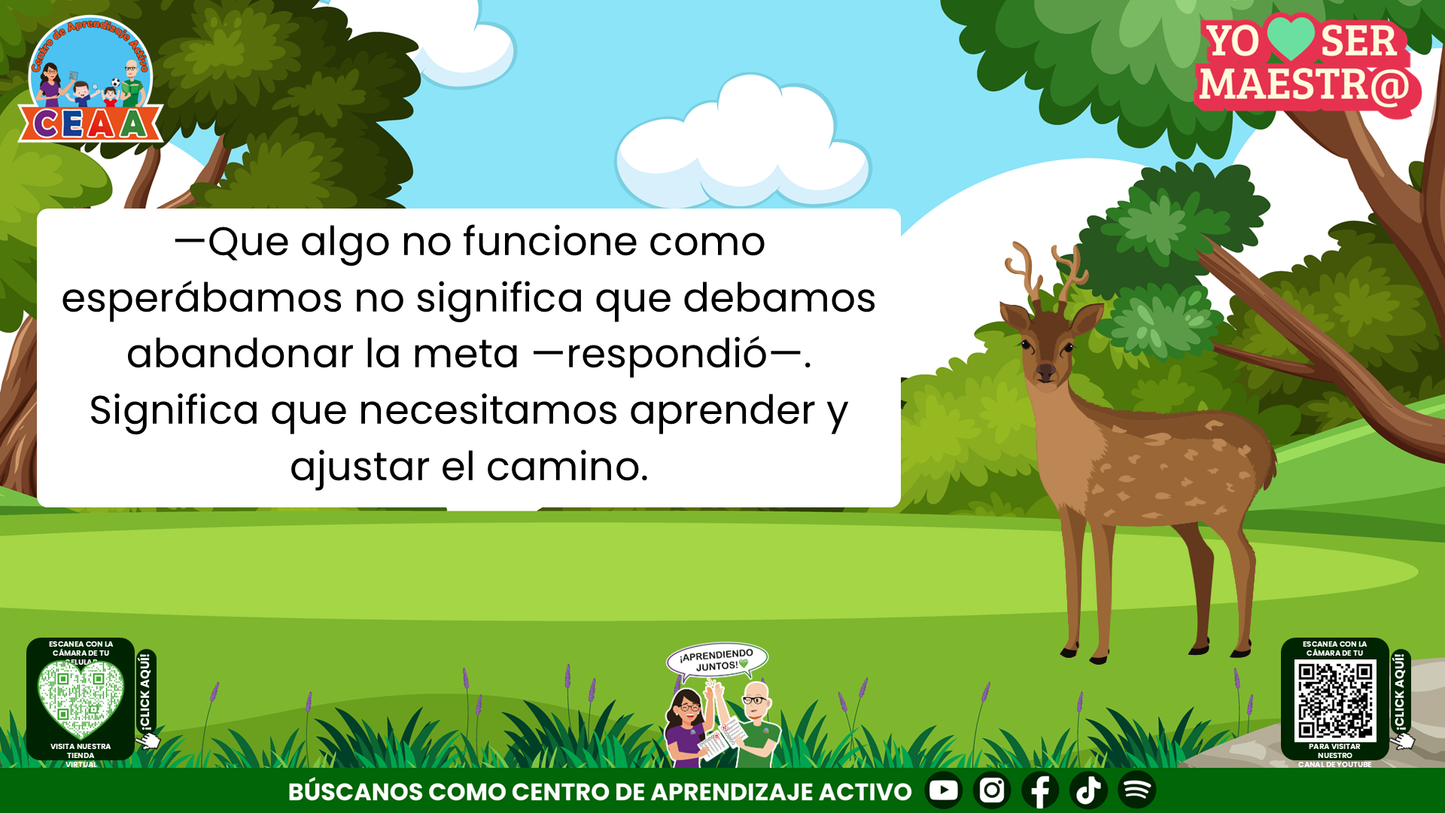 Historias para Maestros - Elena, la cierva y el camino después de la tormenta Editable en PowerPoint