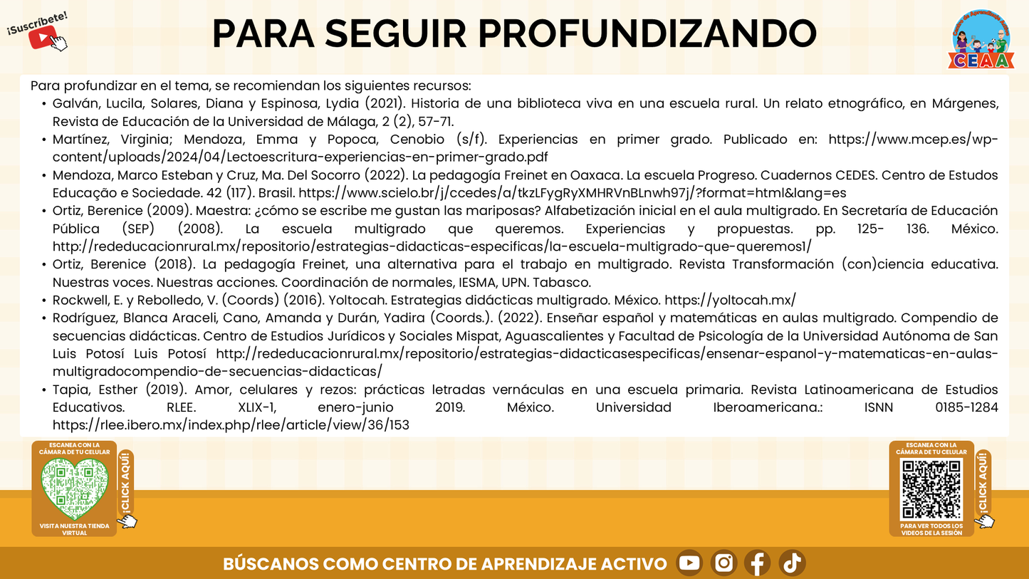 Presentación CTE Multigrado Tema 4: La Lectura y la Escritura en Aulas Multigrado (Editable en PowerPoint)