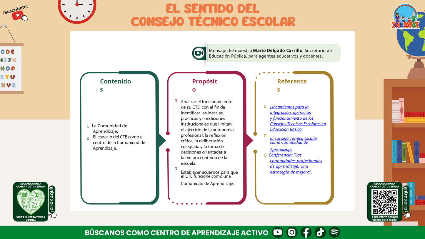 Presentación CTE Fase Intensiva Tema 1: El sentido del Consejo Técnico Escolar Editable en PowerPoint