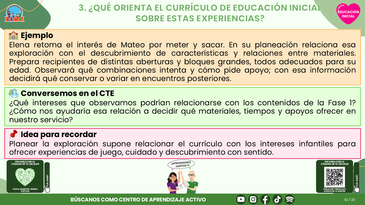 Resumen CTE del Tema 2 Educación Inicial:  EXPLORACIÓN E INVESTIGACIÓN DEL MUNDO EN EDUCACIÓN INICIAL ¿CÓMO ACOMPAÑAR LA CURIOSIDAD DESDE LAS PRIMERAS EXPERIENCIAS? editable en PowerPoint