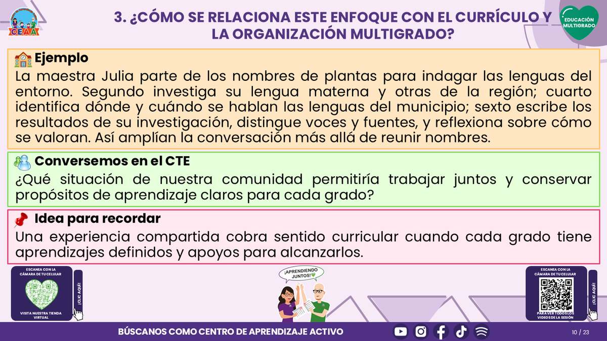 Resumen CTE del Tema 2 Educación Multigrado: INTERCULTURALIDAD CRÍTICA, LENGUAS Y SABERES ¿CÓMO APRENDER DESDE LA DIVERSIDAD DE NUESTRA COMUNIDAD EN EL AULA? editable en PowerPoint