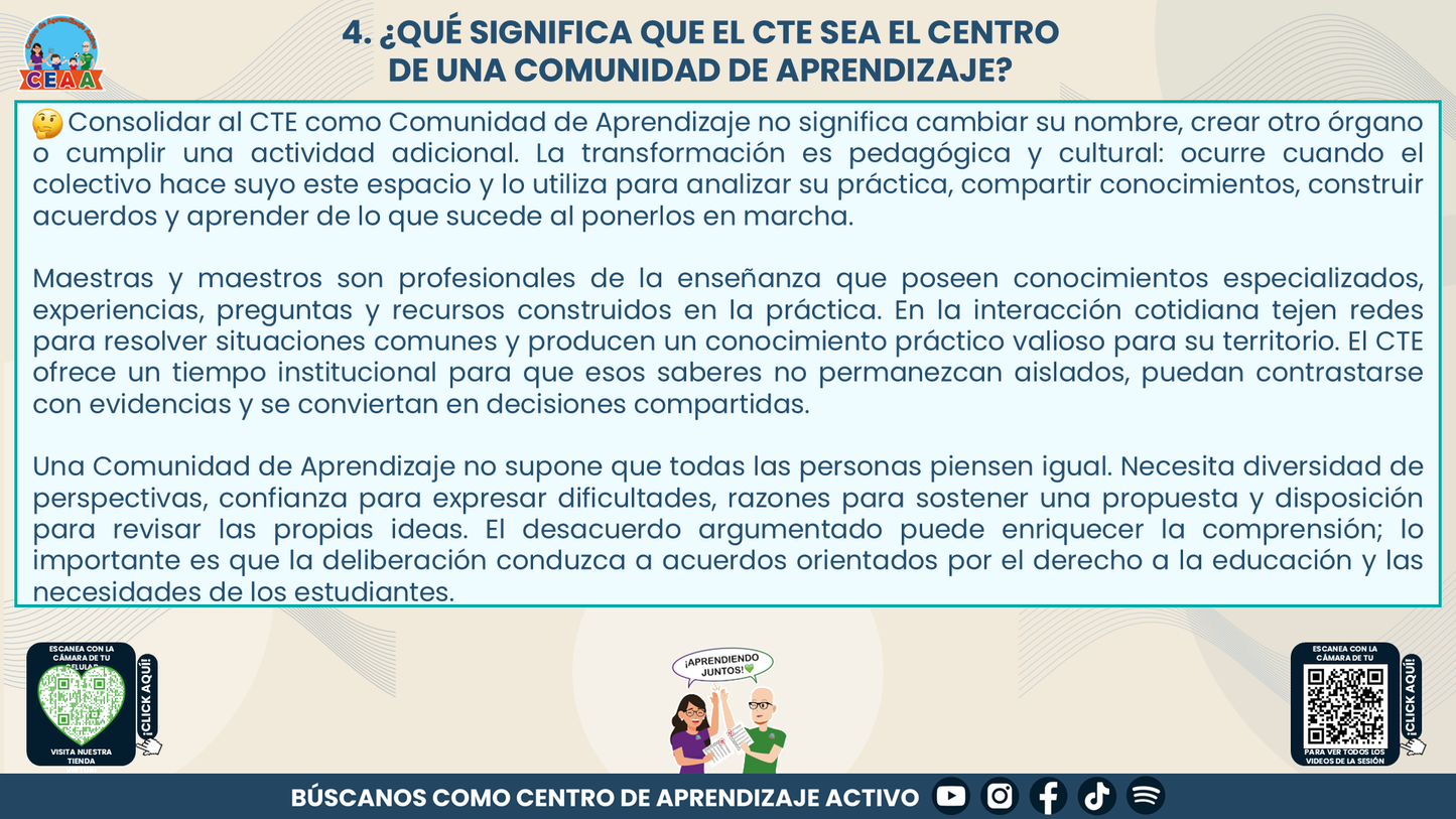 Resumen: CONSEJO CONSEJO TÉCNICO ESCOLAR FASE INTENSIVA CICLO ESCOLAR 2026-2027 - EL CTE COMO COMUNIDAD DE APRENDIZAJE: UNA RUTA PARA DIALOGAR, APRENDER Y TOMAR DECISIONES EN COLECTIVO Editable en PowerPoint