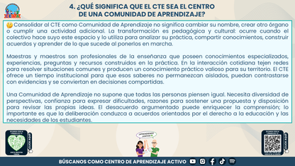 Resumen: CONSEJO CONSEJO TÉCNICO ESCOLAR FASE INTENSIVA CICLO ESCOLAR 2026-2027 - EL CTE COMO COMUNIDAD DE APRENDIZAJE: UNA RUTA PARA DIALOGAR, APRENDER Y TOMAR DECISIONES EN COLECTIVO Editable en PowerPoint
