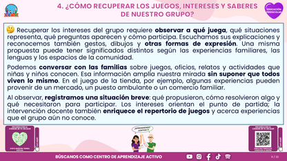 Resumen CTE del Tema 1 Educación Preescolar: EL JUEGO Y LA VINCULACIÓN ENTRE LOS CAMPOS FORMATIVOS ¿CÓMO CREAR EXPERIENCIAS DE APRENDIZAJE CON SENTIDO EN LA FASE 2? editable en PowerPoint