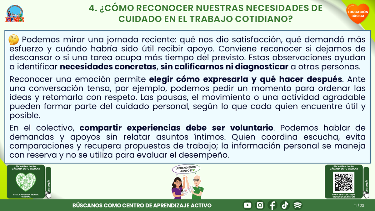 Resumen CTE del Tema 6 Educación Básica: BIENESTAR SOCIOEMOCIONAL DOCENTE ¿CÓMO CUIDARNOS Y CONSTRUIR CONDICIONES DE TRABAJO QUE NOS AYUDEN A ENSEÑAR Y CONVIVIR? editable en PowerPoint