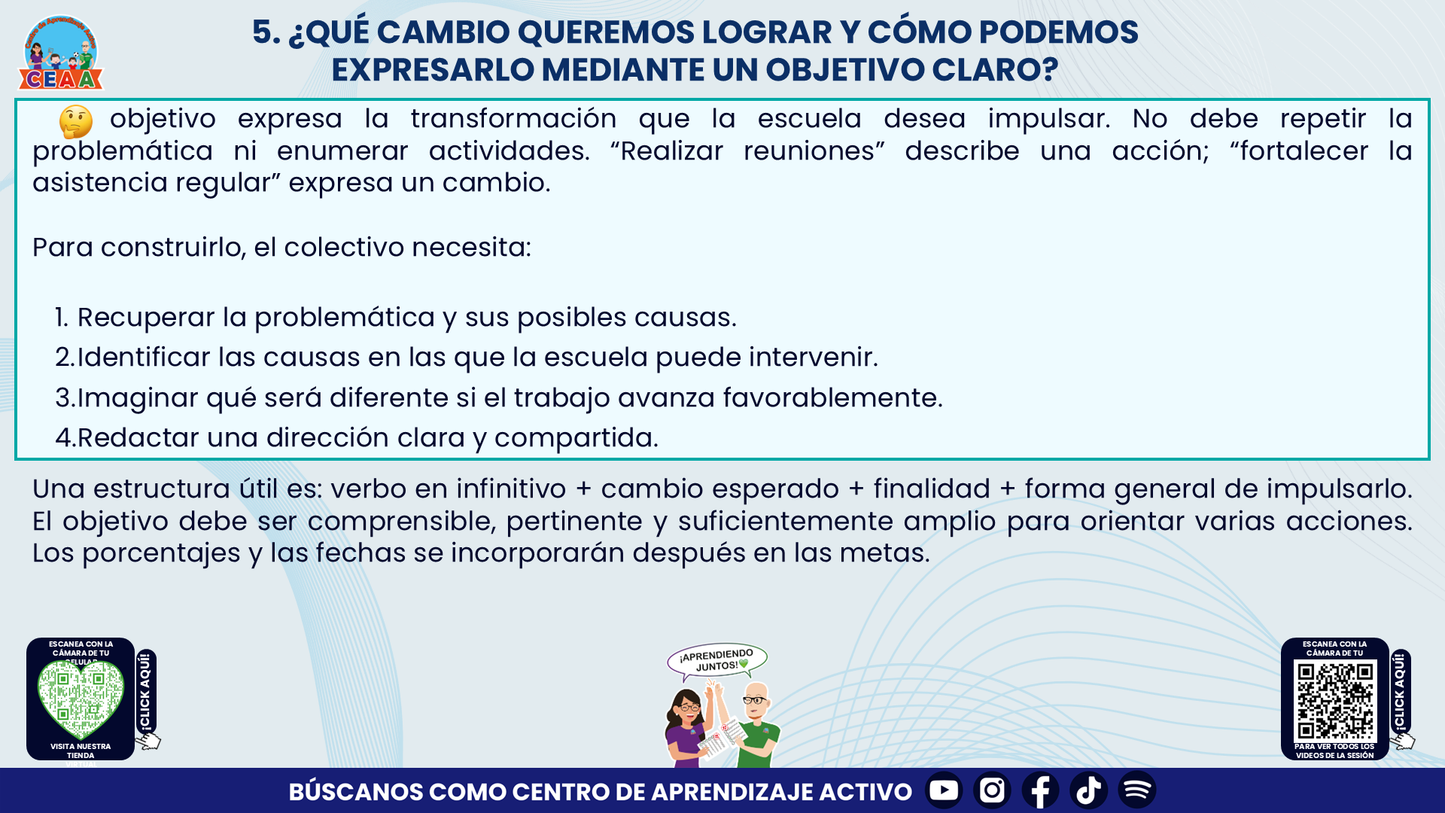 Resumen: NUESTRO PROGRAMA DE MEJORA CONTINUA: ¿CÓMO INICIAMOS SIN PARTIR DE CERO?  Editable en PowerPoint