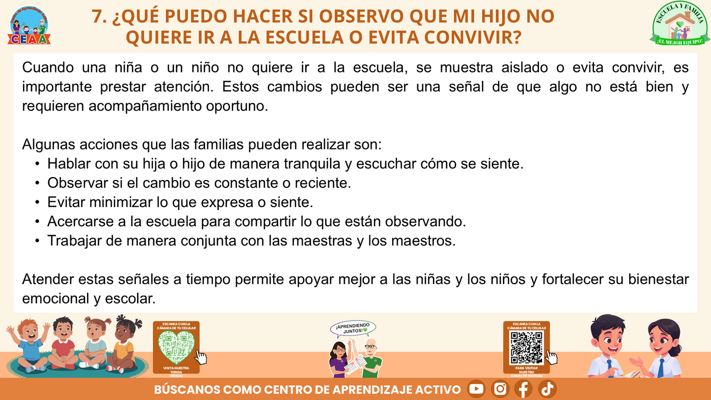 ESCUELA Y FAMILIA: ¿POR QUÉ SON IMPORTANTES LOS ACUERDOS DE CONVIVENCIA PARA EL APRENDIZAJE DE MIS HIJOS? Editable en PowerPoint