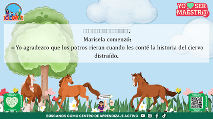 Historias para Maestros Taller Intensivo Maestros Enero 2026 - EL CABALLO QUE APRENDIÓ A MIRAR EL AMANECER (Editable en PowerPoint)