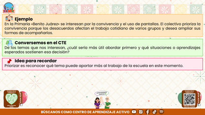 Resumen CTE Sesión 1 Tema: ¿CÓMO ELEGIR LOS TEMAS QUE ABORDAREMOS EN NUESTRAS SESIONES DE CONSEJO TÉCNICO ESCOLAR? editable en PowerPoint