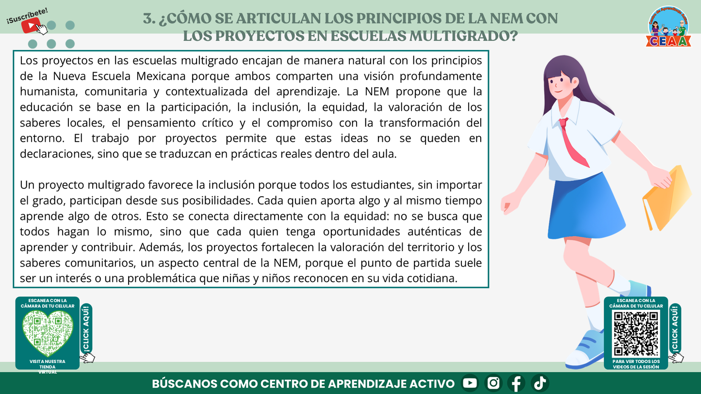 Resumen Gráfico CTE Multigrado TEMA 3: ¿CÓMO ES EL TRABAJO POR PROYECTOS EN AULAS MULTIGRADO? (Editable en PowerPoint)