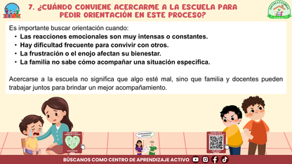 ESCUELA Y FAMILIA: ¿Cómo enseñar a nuestras hijas e hijos a expresar asertivamente y gestionar sus emociones? Editable en PowerPoint