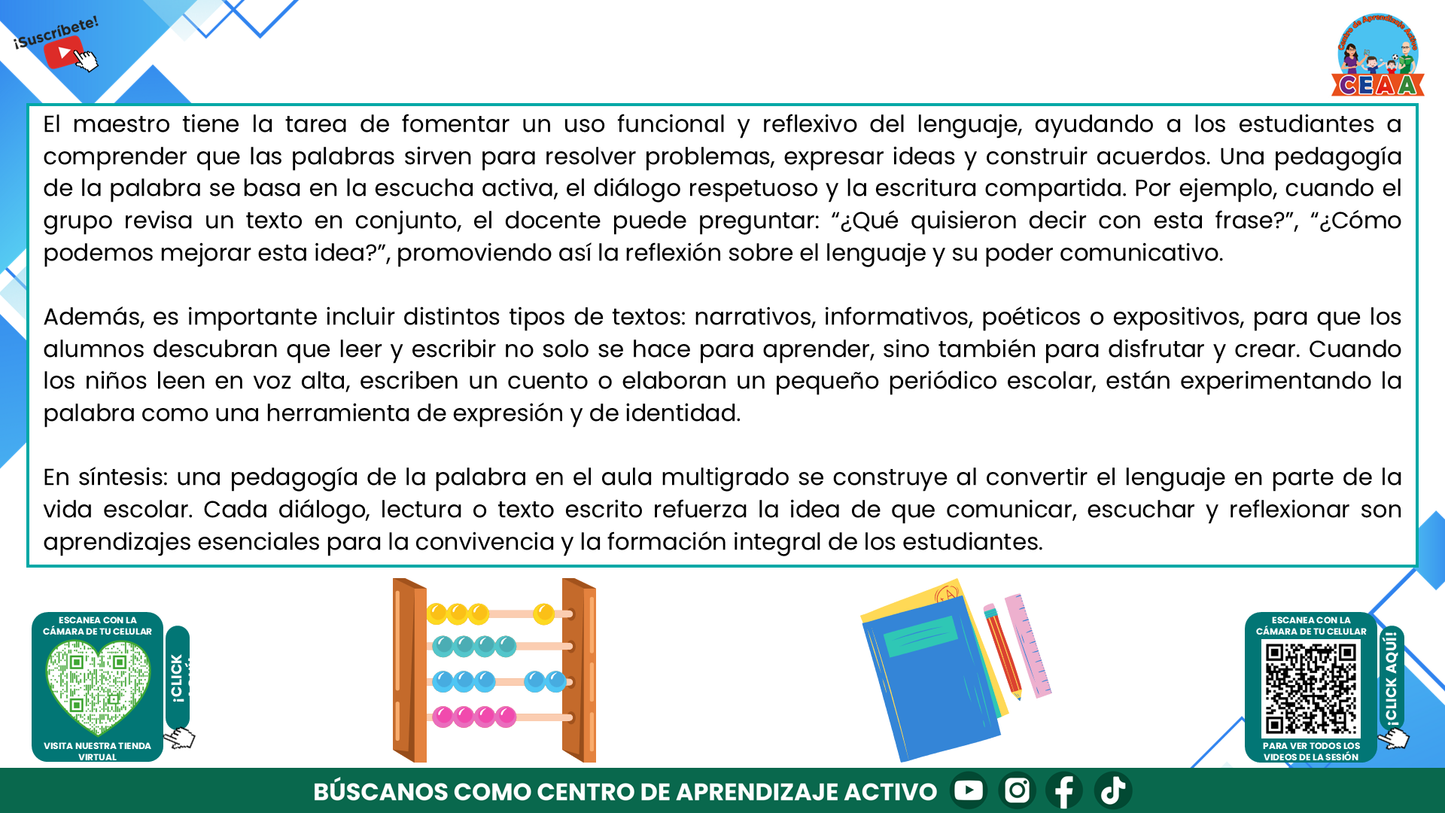 Resumen Gráfico CTE Multigrado TEMA 4: ¿CÓMO ENSEÑAR A LEER Y ESCRIBIR EN AULAS MULTIGRADO CON SENTIDO Y PROPÓSITO? (Editable en PowerPoint)