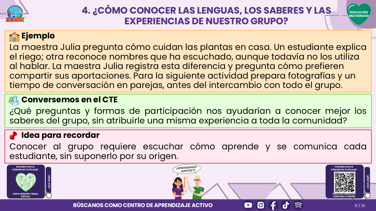 Resumen CTE del Tema 2 Educación Multigrado: INTERCULTURALIDAD CRÍTICA, LENGUAS Y SABERES ¿CÓMO APRENDER DESDE LA DIVERSIDAD DE NUESTRA COMUNIDAD EN EL AULA? editable en PowerPoint