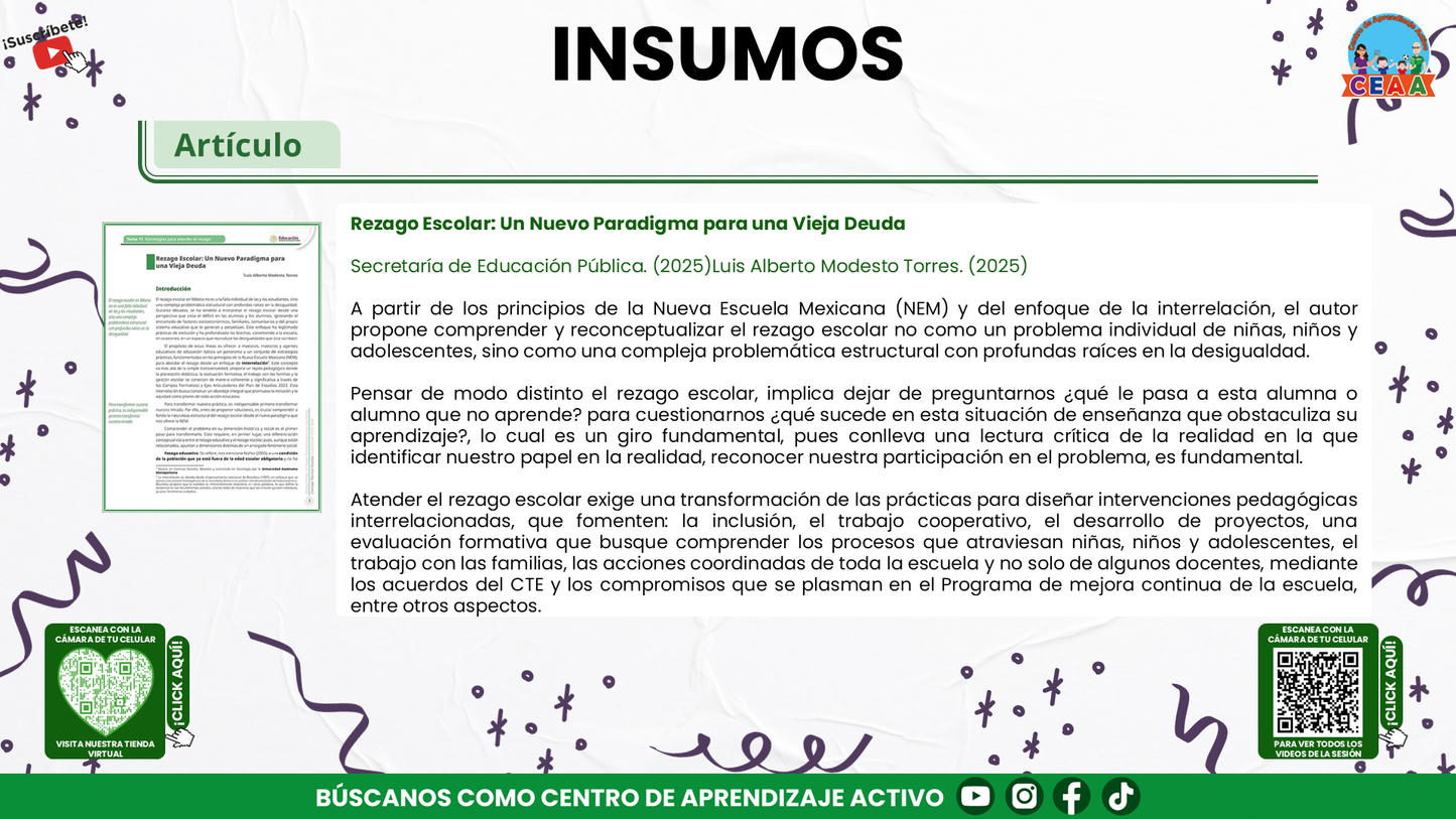 Presentación CTE Tema 11: ESTRATEGIAS PARA ATENDER EL REZAGO (Editable en PowerPoint)