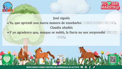 Historias para Maestros Taller Intensivo Maestros Enero 2026 - EL CABALLO QUE APRENDIÓ A MIRAR EL AMANECER (Editable en PowerPoint)