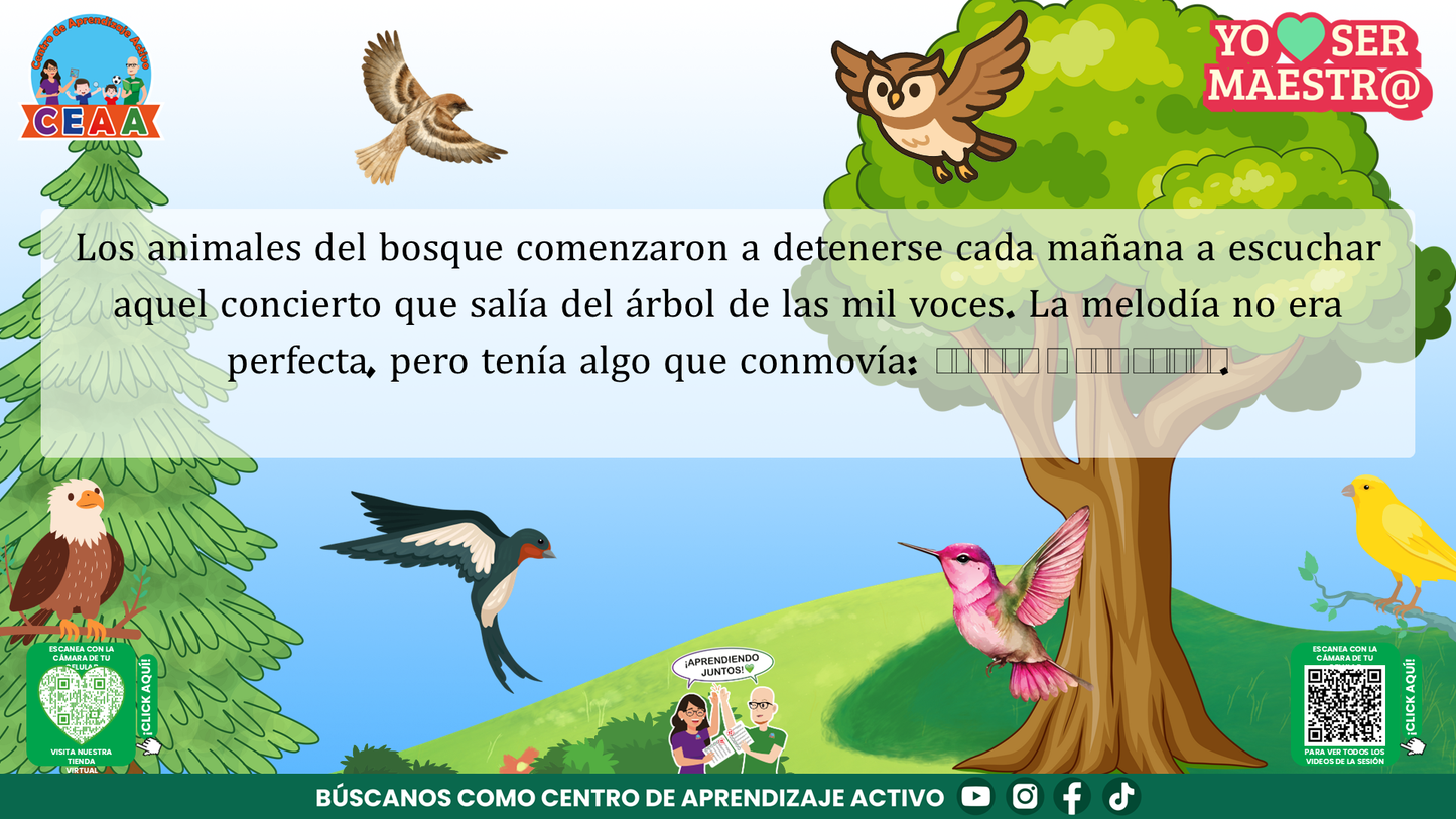 Historias para Maestros Multigrado - LAS VOCES DEL MISMO ÁRBOL Editable en PowerPoint)