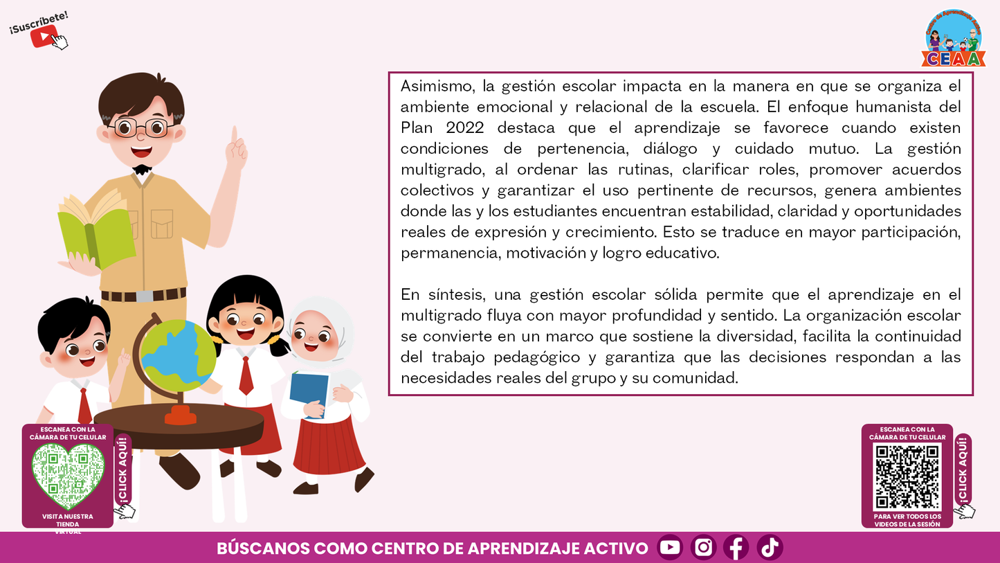 Resumen Gráfico CTE Multigrado TEMA 5: ¿QUÉ ES Y CÓMO SE LOGRA LA GESTIÓN ESCOLAR EN LAS ESCUELAS MULTIGRADO? (Editable en PowerPoint)