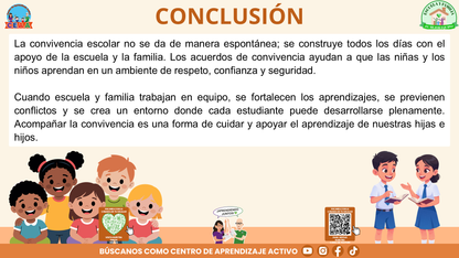 ESCUELA Y FAMILIA: ¿POR QUÉ SON IMPORTANTES LOS ACUERDOS DE CONVIVENCIA PARA EL APRENDIZAJE DE MIS HIJOS? (Editable en PowerPoint)
