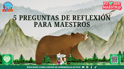 Historias para Maestros Multigrado - EL OSO Y LA ESCUELA DE LA MONTAÑA (Editable en PowerPoint)