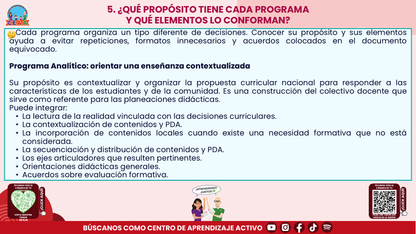 Resumen: CONSEJO CONSEJO TÉCNICO ESCOLAR FASE INTENSIVA CICLO ESCOLAR 2026-2027 - PROGRAMA ANALÍTICO Y PROGRAMA DE MEJORA CONTINUA - ¿EN QUÉ SE PARECEN Y EN QUÉ SON DIFERENTES? Editable en PowerPoint