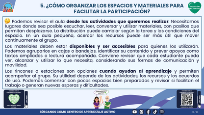 Resumen CTE del Tema 4 Educación Multigrado: ORGANIZACIÓN DEL TIEMPO Y DEL AULA ¿CÓMO CREAR CONDICIONES PARA QUE TODOS PARTICIPEN Y APRENDAN? editable en PowerPoint