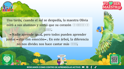 Historias para Maestros Multigrado - LAS VOCES DEL MISMO ÁRBOL Editable en PowerPoint)