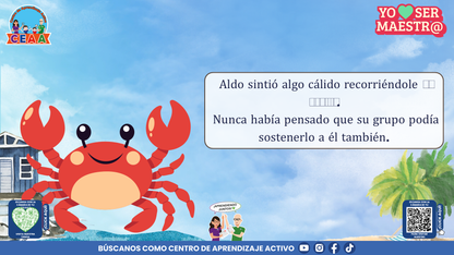 Historias para Maestros Multigrado - EL FARO DE LOS CANGREJOS ROJOS (Editable en PowerPoint)