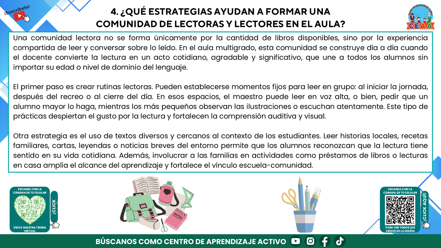 Resumen Gráfico CTE Multigrado TEMA 4: ¿CÓMO ENSEÑAR A LEER Y ESCRIBIR EN AULAS MULTIGRADO CON SENTIDO Y PROPÓSITO? (Editable en PowerPoint)