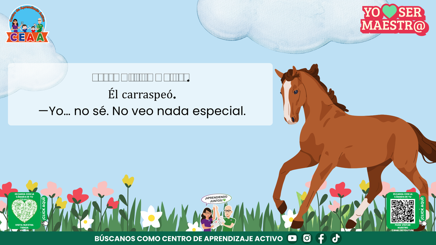 Historias para Maestros Taller Intensivo Maestros Enero 2026 - EL CABALLO QUE APRENDIÓ A MIRAR EL AMANECER (Editable en PowerPoint)