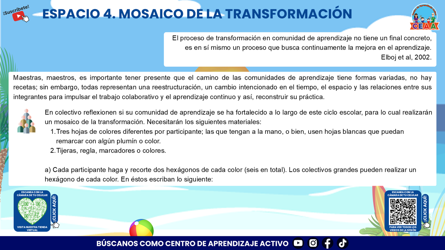 Presentación Taller Intensivo Sesión 1 Espacios 3 y 4 Julio 2026 editable en PowerPoint