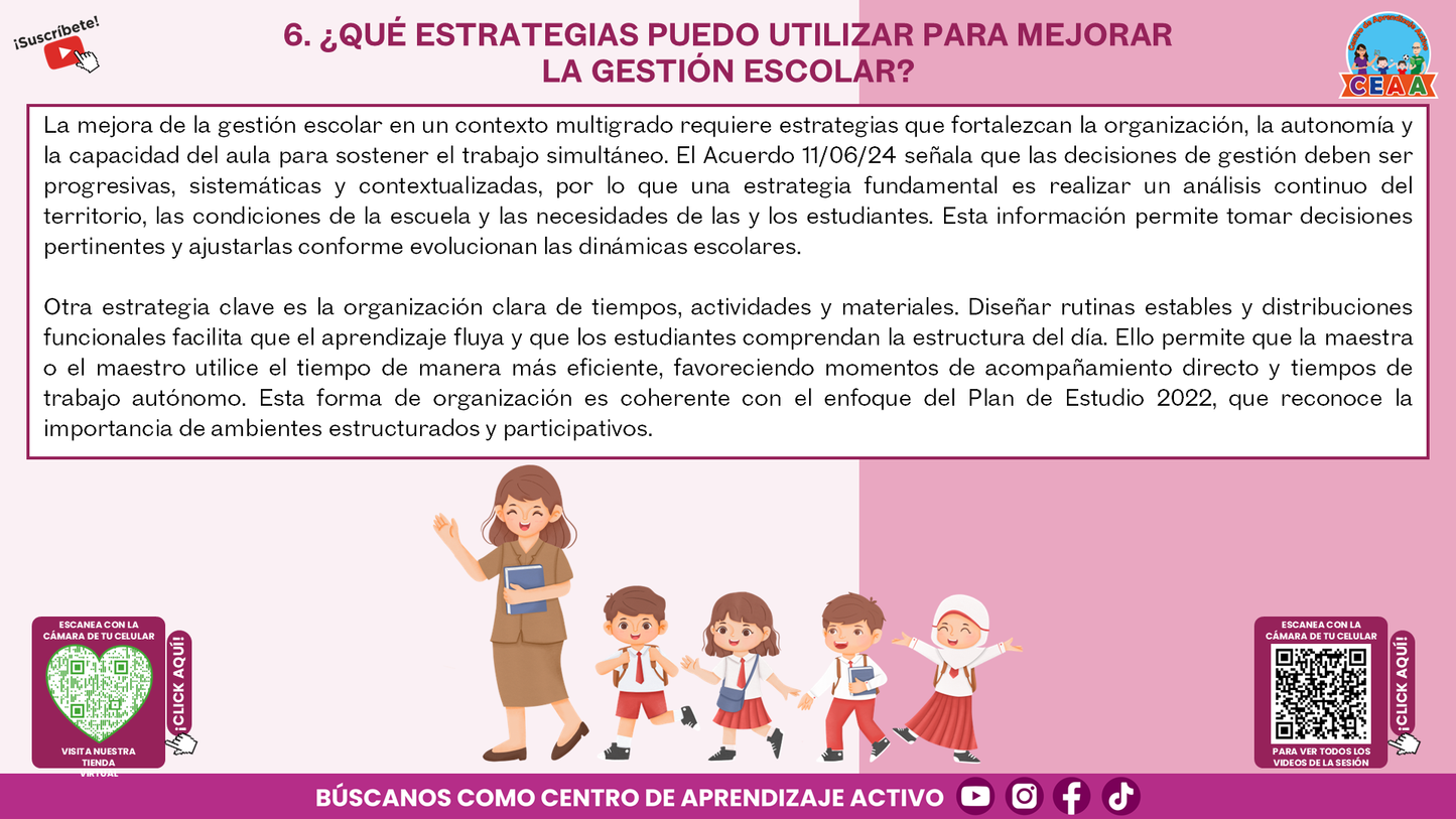 Resumen Gráfico CTE Multigrado TEMA 5: ¿QUÉ ES Y CÓMO SE LOGRA LA GESTIÓN ESCOLAR EN LAS ESCUELAS MULTIGRADO? (Editable en PowerPoint)