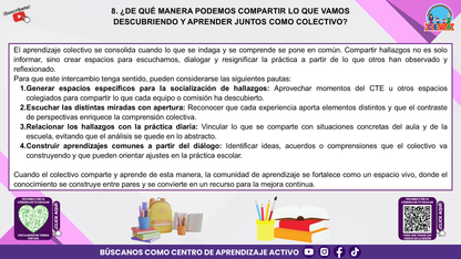 Resumen Gráfico: ¿CUÁL ES MI PAPEL COMO DIRECTOR O SUPERVISOR PARA FORTALECER LA COMUNIDAD DE APRENDIZAJE DE MI ESCUELA O ZONA? (Editable en PowerPoint)