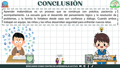 ESCUELA Y FAMILIA: ¿CÓMO APRENDEN MATEMÁTICAS MIS HIJOS E HIJAS EN LA ESCUELA? (Editable en PowerPoint)