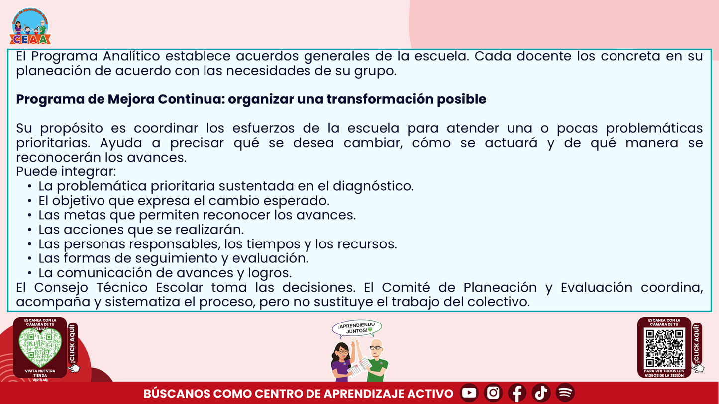 Resumen: CONSEJO CONSEJO TÉCNICO ESCOLAR FASE INTENSIVA CICLO ESCOLAR 2026-2027 - PROGRAMA ANALÍTICO Y PROGRAMA DE MEJORA CONTINUA - ¿EN QUÉ SE PARECEN Y EN QUÉ SON DIFERENTES? Editable en PowerPoint