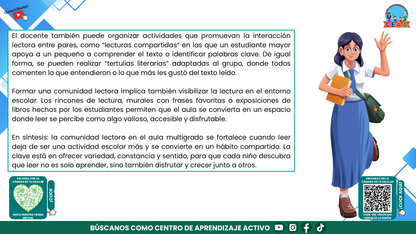 Resumen Gráfico CTE Multigrado TEMA 4: ¿CÓMO ENSEÑAR A LEER Y ESCRIBIR EN AULAS MULTIGRADO CON SENTIDO Y PROPÓSITO? (Editable en PowerPoint)