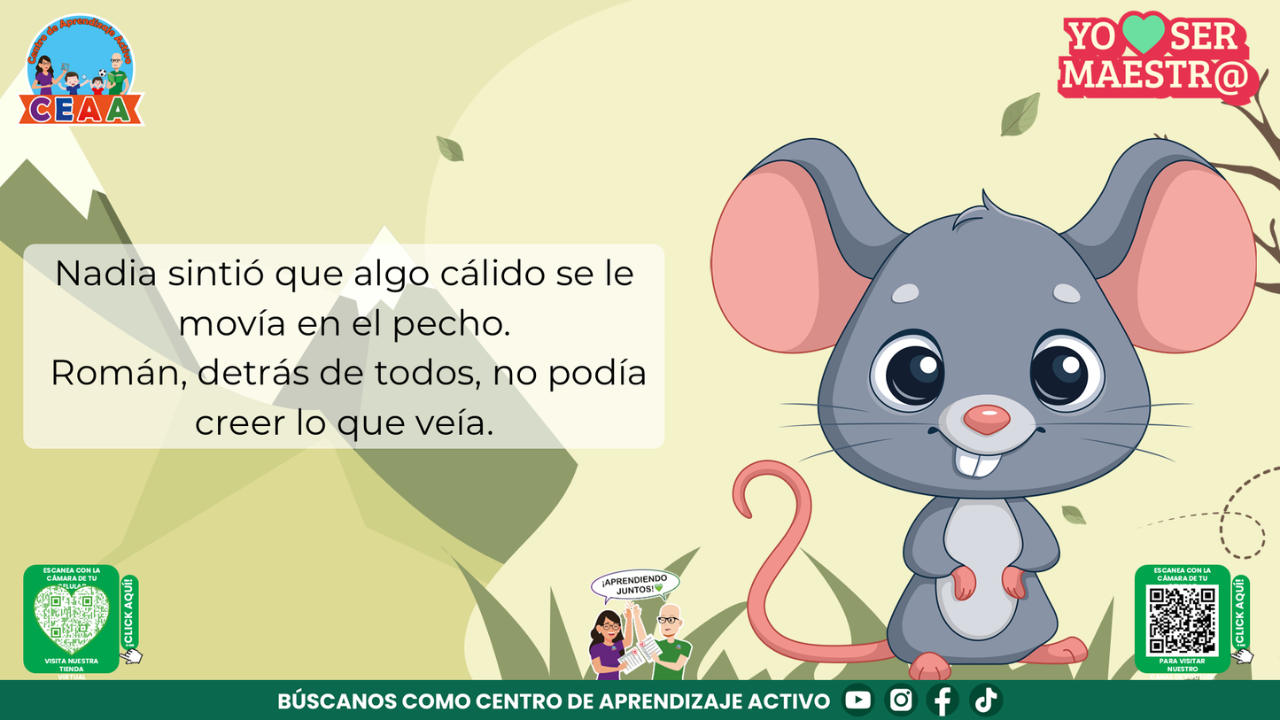 Historias para Maestros Multigrado - LA RATONCITA QUE MOVIÓ MONTAÑAS (Editable en PowerPoint)