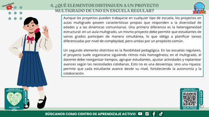 Resumen Gráfico CTE Multigrado TEMA 3: ¿CÓMO ES EL TRABAJO POR PROYECTOS EN AULAS MULTIGRADO? (Editable en PowerPoint)