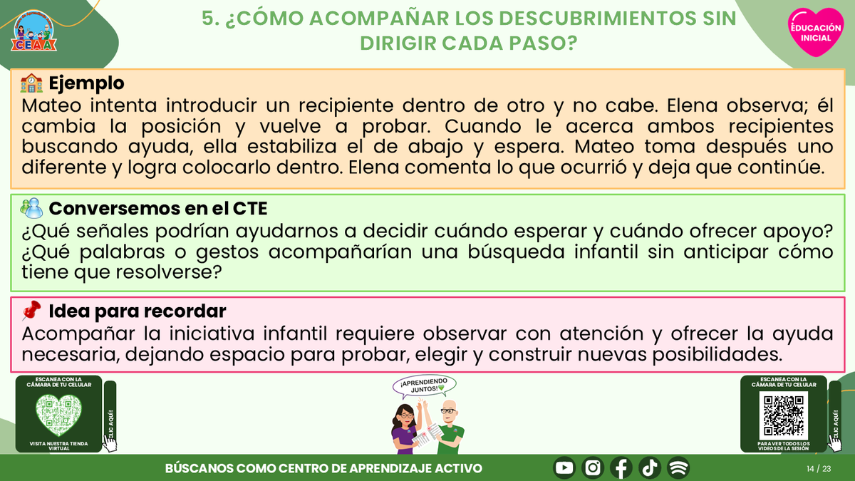 Resumen CTE del Tema 2 Educación Inicial:  EXPLORACIÓN E INVESTIGACIÓN DEL MUNDO EN EDUCACIÓN INICIAL ¿CÓMO ACOMPAÑAR LA CURIOSIDAD DESDE LAS PRIMERAS EXPERIENCIAS? editable en PowerPoint