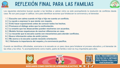 ESCUELA Y FAMILIA: ¿Qué hacer y cómo resolver conflictos entre estudiantes de manera adecuada? (Editable en PowerPoint)
